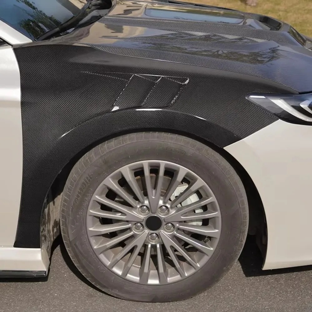 Carbon Vented Side Front Fenders for  Camry 9th Kz Style 2024 Xv80 Vented Carbon Fiber Front Fenders